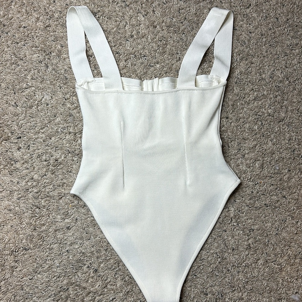 Haight stretch knit underwire bodysuit swimsuit size L NWOT - Picture 7 of 10